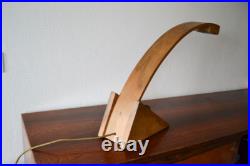 Lampe de bureau en bois Art Déco Bernard Brousse Lampe de bureau en bois Art Déco Bernard Brousse