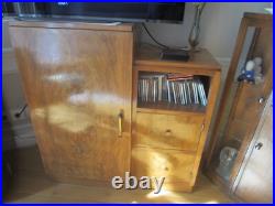 MEUBLE assymetrique Art Déco 1930 noyer MEUBLE assymetrique Art Déco 1930 noyer