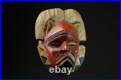 Masque africain Ngbaka visage tribal vintage bois art déco sculpture-5346 Masque africain Ngbaka visage tribal vintage bois art déco sculpture-5346