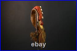 Masque mural traditionnel africain en bois Dan art déco tribal ancien objet Masque mural traditionnel africain en bois Dan art déco tribal ancien objet