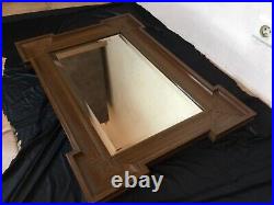 # Miroir Design Art Deco Bois Forme Géométrie