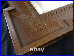 # Miroir Design Art Deco Bois Forme Géométrie