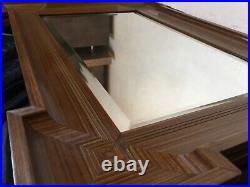 # Miroir Design Art Deco Bois Forme Géométrie