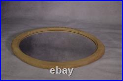 Miroir Ovale en chêne Art déco Miroir Ovale en chêne Art déco