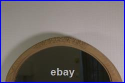 Miroir Ovale en chêne Art déco Miroir Ovale en chêne Art déco