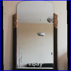 Miroir ancien en bois et stuc style Art déco
