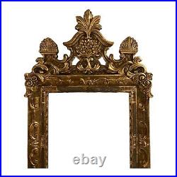 Miroir cadre bois doré style Louis XV Art Déco