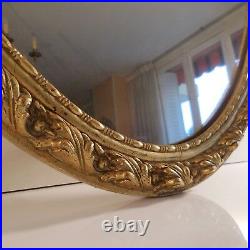 Miroir médaillon napoléon renaissance art nouveau fait main déco PN France N2272