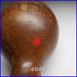 N23.360 coquetier bois marron vintage art déco table cuisine alimentation France N23.360 coquetier bois marron vintage art déco table cuisine alimentation France