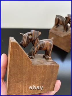 Paire De Serres Livres Dan Karner Paris Bois Chiens Art Déco Paire De Serres Livres Dan Karner Paris Bois Chiens Art Déco