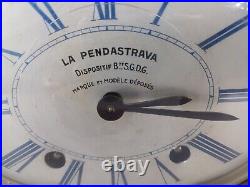 Pendule Tirelire En Bois La Pendastrava Carillon Horloge Art Deco