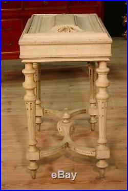 Petite table antique bois verni meuble de salon pot fleur antiquités 800