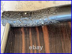 Plateau Art-Déco Ébène Macassar, Style Süe & Mare