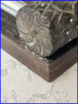 Plateau Art-Déco Ébène Macassar, Style Süe & Mare