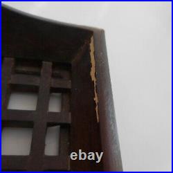 Plateau rectangle bois fait main vintage art déco table XXe Asie Japon N4096