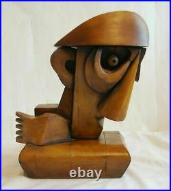 Quality Museum/oeuvre D'art Cubiste/sculpture Art Deco 1930/picasso V Hst Bronze