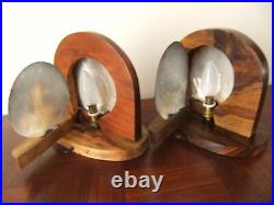 RARE Lampes coquillage Art déco 1940/1950 Design vintage No Noll Audoux minet