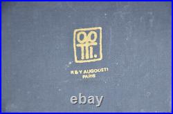 R &y Augusti Paris Boite Style Art Deco En Acajou Gainee De Galuchat Et Python