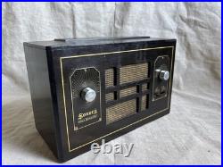 Radio TSF Sonorette Bois 1934 Sonora Art Déco
