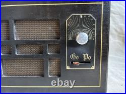 Radio TSF Sonorette Bois 1934 Sonora Art Déco