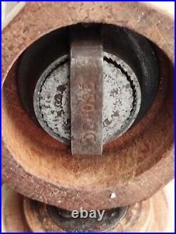 Rare moulin a poivre PEUGEOT FRERES art deco bois laqué pepper mill Pfeffermühle