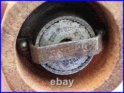 Rare moulin a poivre PEUGEOT FRERES art deco bois laqué pepper mill Pfeffermühle
