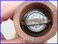 Rare moulin a poivre PEUGEOT FRERES art deco bois laqué pepper mill Pfeffermühle