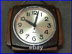 Rarissime JAZ QUADRIC horloge de commerce double face Biface 1934 1935 art déco