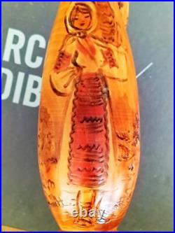 Sculpture peinture bois Wooden Koart deco romania vase pichet Rare Cf Photos