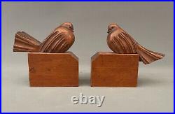 Serre-Livres Art Déco, Couple d'Oiseaux Serre-Livres Art Déco, Couple d'Oiseaux