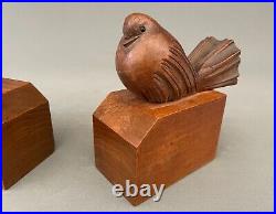 Serre-Livres Art Déco, Couple d'Oiseaux Serre-Livres Art Déco, Couple d'Oiseaux