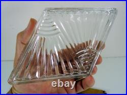 Serviteur Hors d'Oeuvres Verre et Bois Art Déco 1930 TBE