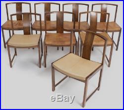 Steen Eiler Rasmussen 8 rosewood chairs chaises bois de rose Danois Scandinave