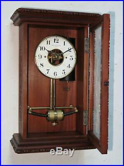 Superbe pendule BULLE CLOCK bois sculpté, electric clock (no Ato, Brillié)