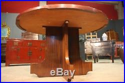 Table à manger salon meuble design bois palissandre style ancien 900 décoration