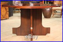 Table à manger salon meuble design bois palissandre style ancien 900 décoration