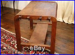 Table basse en bois exotique Art Déco 1930 20e