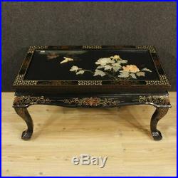 Table basse laquée chinoiserie meuble salon style ancien bois 900