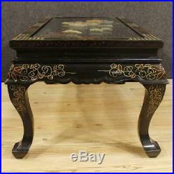 Table basse laquée chinoiserie meuble salon style ancien bois 900
