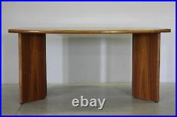 Table bureau secrétaire moderne meuble bureau en bois teck moderne années 80