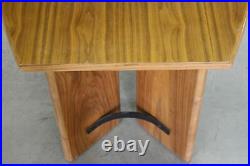 Table bureau secrétaire moderne meuble bureau en bois teck moderne années 80