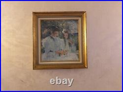 Tableau peinture huile /Vintage 1970