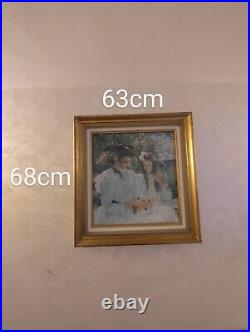 Tableau peinture huile /Vintage 1970