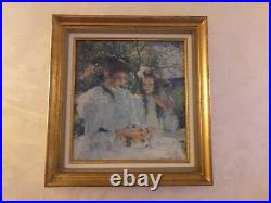 Tableau peinture huile /Vintage 1970