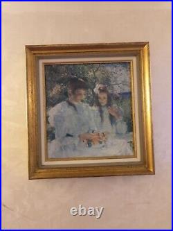 Tableau peinture huile /Vintage 1970