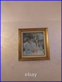 Tableau peinture huile /Vintage 1970