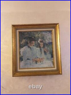Tableau peinture huile /Vintage 1970
