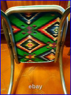 Tres Rare Art Deco Table Et Chaises Dinner USA Original 1955 T Belle Made In USA