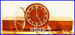 Vedette 1945 Vintage buffet Table clock Beautiful gentle gong