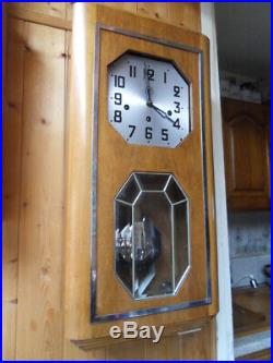 Vintage art deco clock uhr pendule horloge carillon Manufrance Reynaldo Hahn